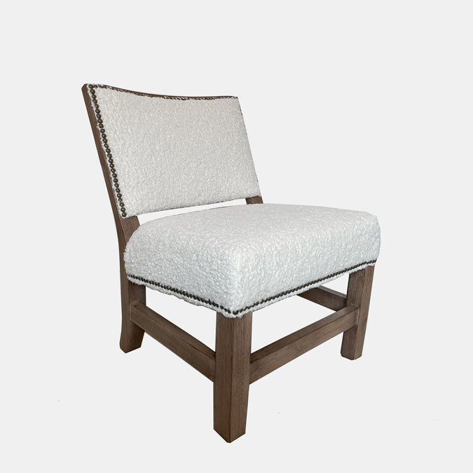 Shin Toaster Chair in Sherpa Cloud