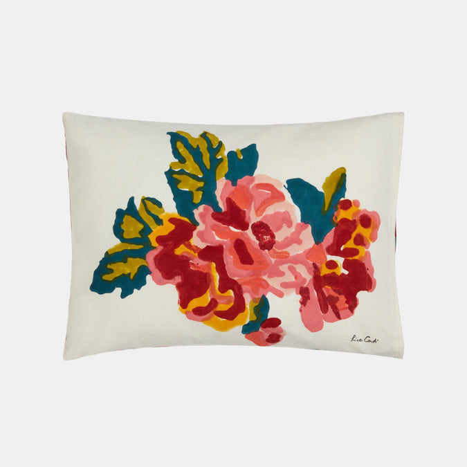 Lisa Bouquet Cream Lumbar Baby Pillow