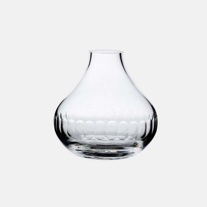 Small Crystal Vase with Lens