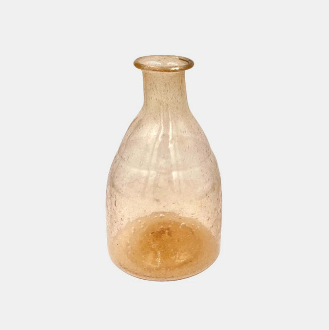 Orange Small Glass Vase