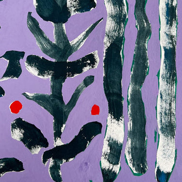 Purple Branches by Charlotte de Mezamat