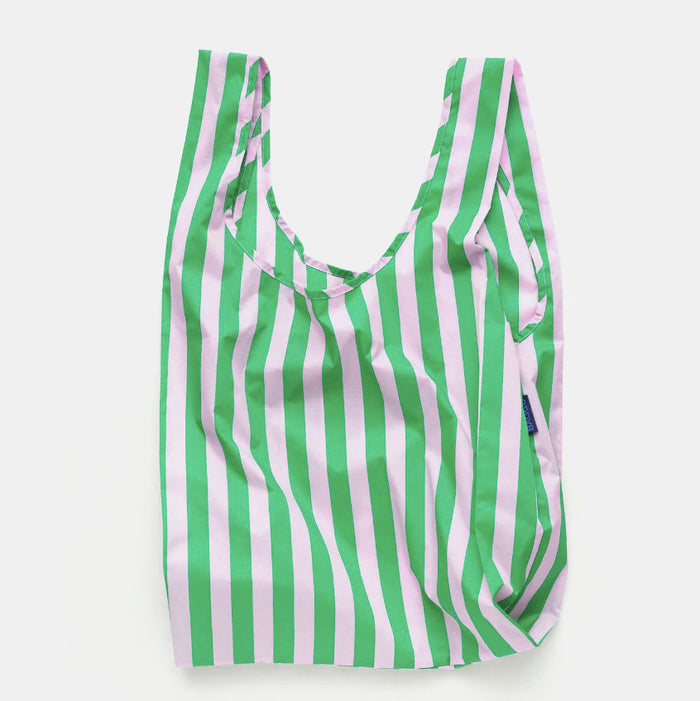 Pink Green Awning Stripe Standard Bag